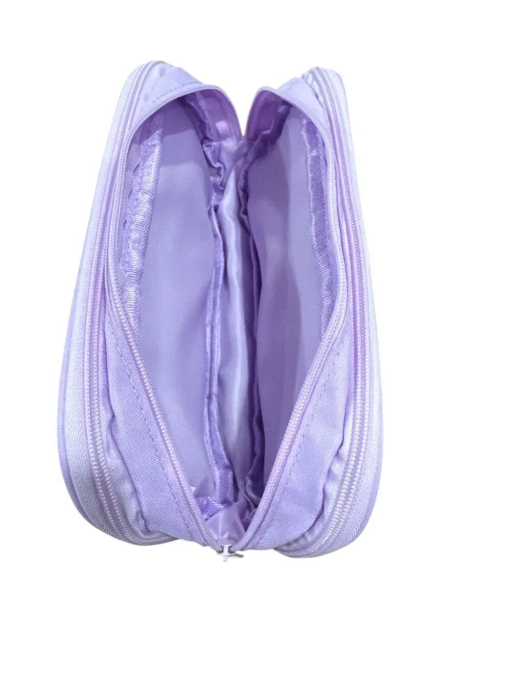 UP&UP Triple Zip Multicompartment Pencil Case Pouch Purple